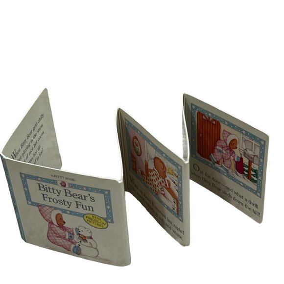 Bitty Bears Frosty Fun Childrens Board Book Press-On Pictures - Picture 2 of 3